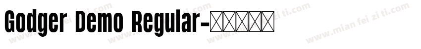 Godger Demo Regular字体转换